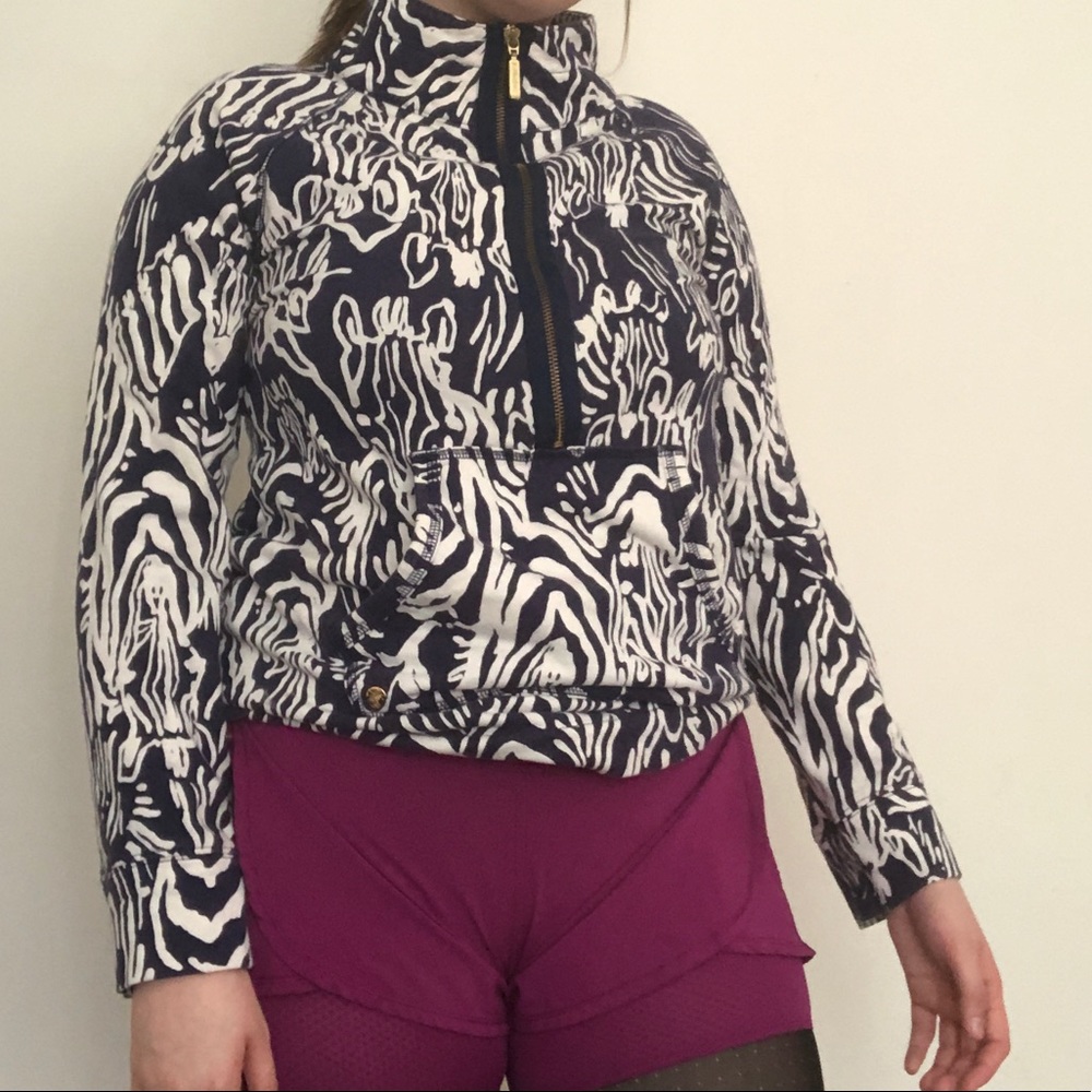Vintage lily pulitzer zip up